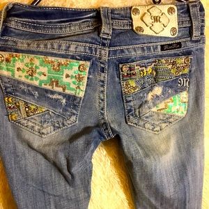 MISS ME jeans size 24 skinny leg